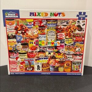 White Mountain Mixed Nuts Jigsaw Puzzle - 1000 Pieces